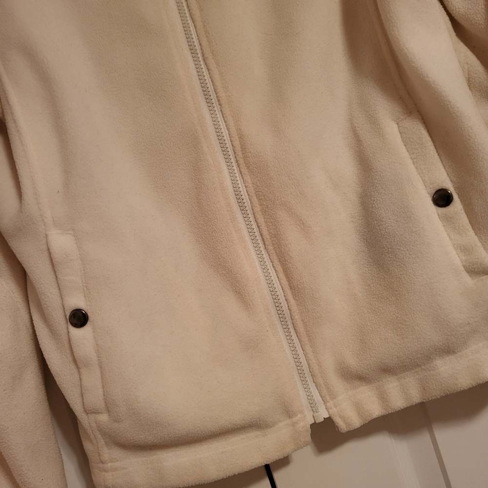 Reversible ivory fleece jacket - Picture 6 of 6